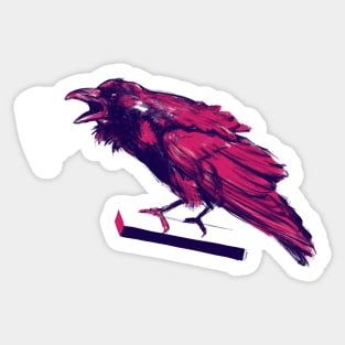 CROW AH! Sticker